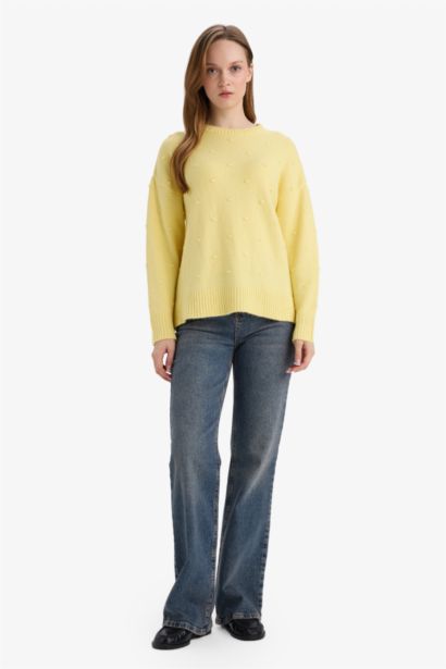 Relax Fit Crew Neck Knitwear Pullover