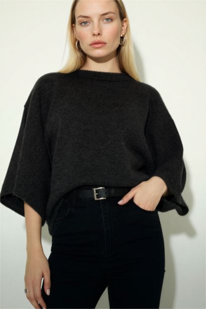 Crew Neck Knitwear Pullover