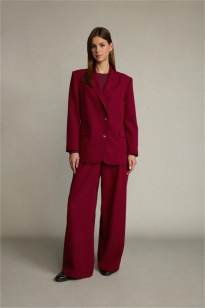 Düğmeli Blazer Ceket