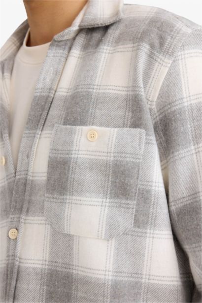 Regular Fit Plaid Long Sleeve Shirt