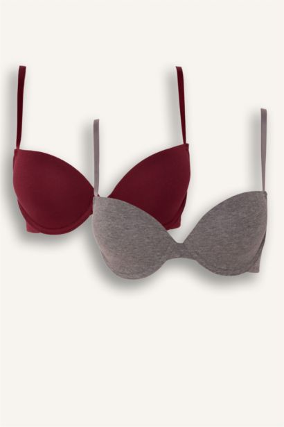 Cotton Padded Underwired 2 Piece T-Shirt Bra