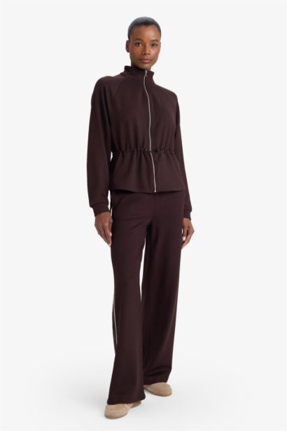 Wide Leg Long Leg Modal Trousers