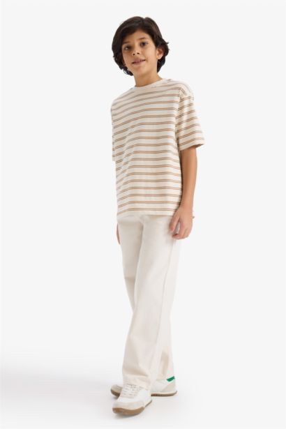 تيشيرت اولادي نص ردن قصة عادية بياخة مستديرة