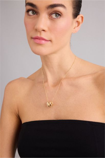 Woman Golden Necklace