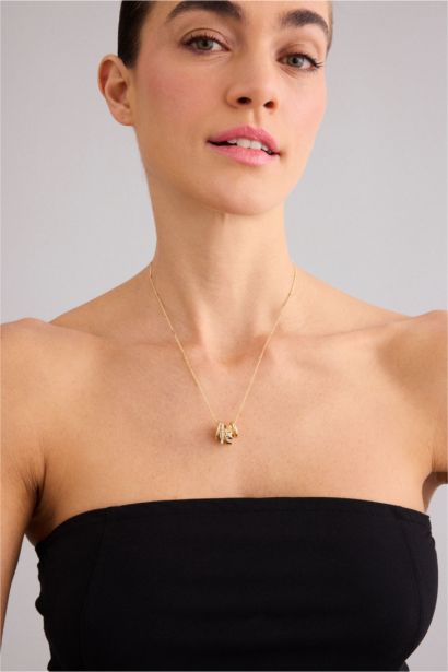 Woman Golden Necklace