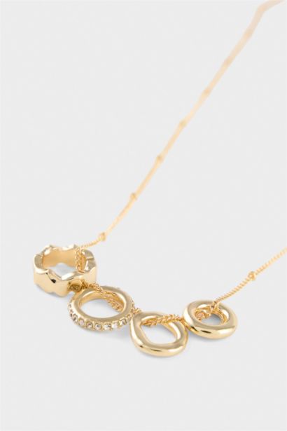 Woman Golden Necklace