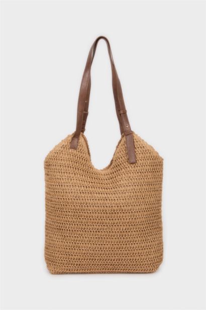 Kadın Hasır Omuz Çantası