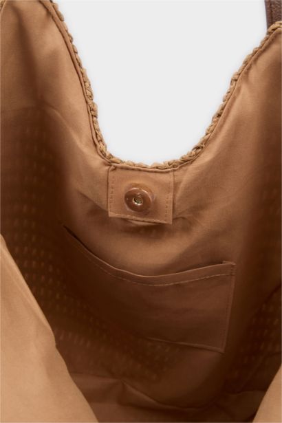 Kadın Hasır Omuz Çantası