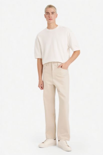 Jean baggy à jambes droites