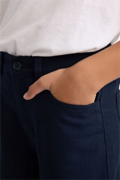 Габардиновые брюки Regular Fit для мальчиков