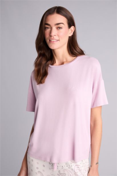 Pijama Takımı Üst Desenli Alt