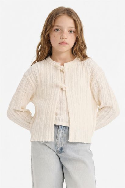 جاكيت صوف بناتي - قطعتين