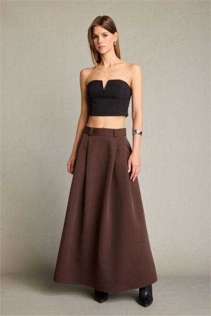 Strapless Sleeveless Blouse