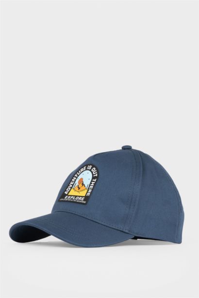 Хлопковая кепка с принтом для мальчиков