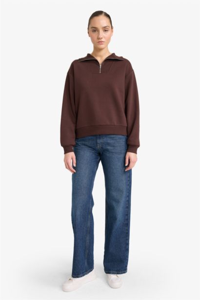 Regular Fit Basic Sweatshirt