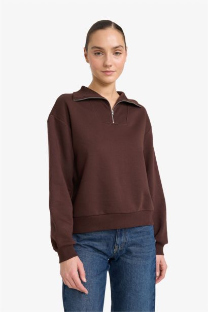 Regular Fit Basic Sweatshirt