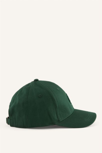Erkek Nakışlı Gabardin Cap Şapka