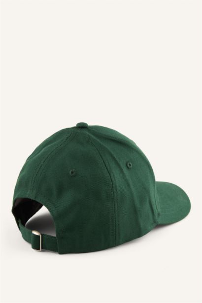 Erkek Nakışlı Gabardin Cap Şapka