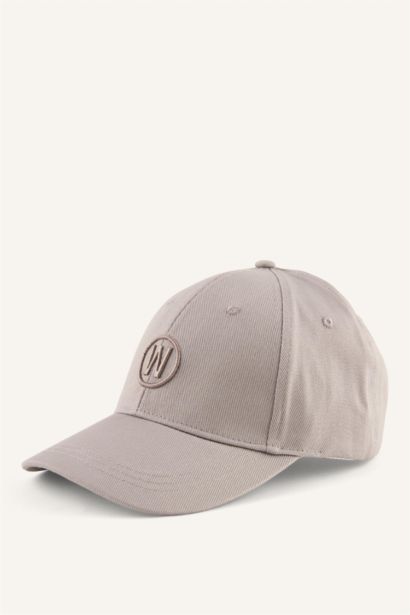 Erkek Nakışlı Gabardin Cap Şapka