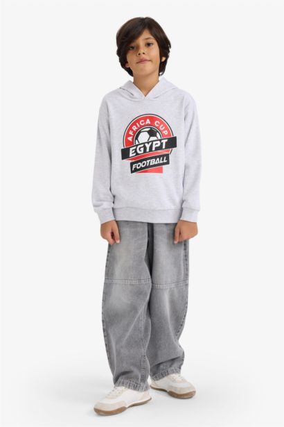 هودي ولادي بطبعة شعار وياخة مستديرة