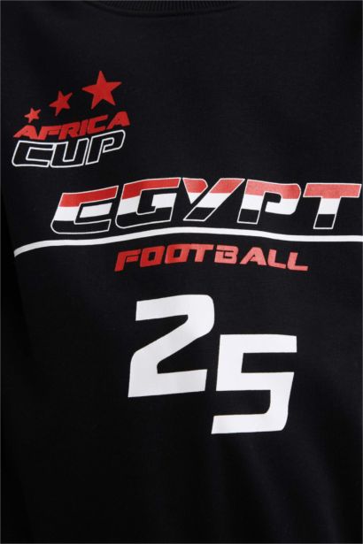 Boy Crew Neck Printed Sweatshirt