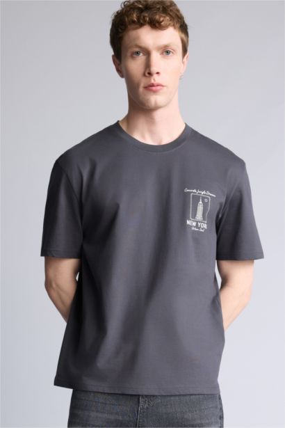 100% мақта баспалы футболка