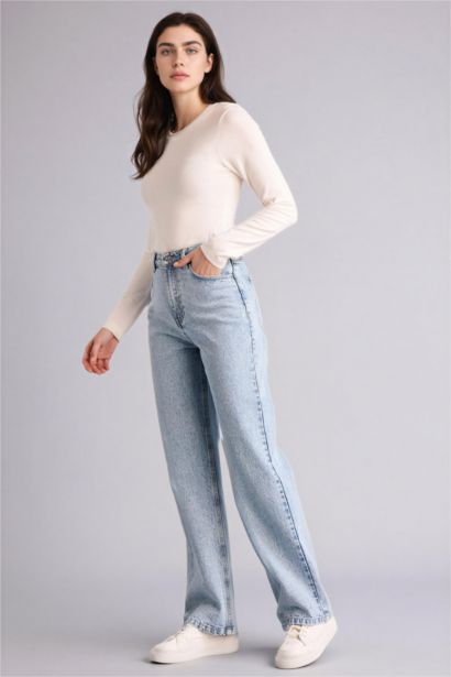 Брюки 90'S Wide Leg c высокой талией для женщин