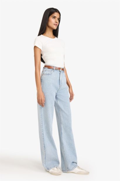 Брюки 90'S Wide Leg c высокой талией для женщин