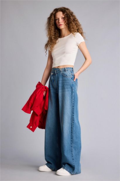 Брюки Wide Leg c высокой талией для женщин