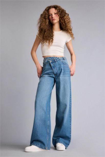 Брюки Wide Leg c высокой талией для женщин