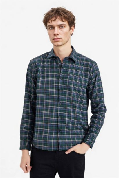 Cotton Plaid Shirt