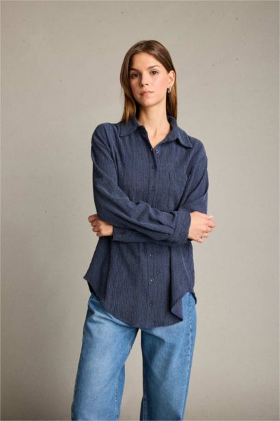 Regular Fit Uzun Kollu Gömlek