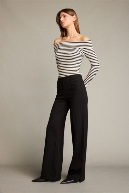 Palazzo Regular Hem Trousers