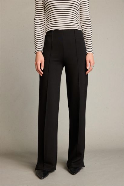 Palazzo Regular Hem Trousers