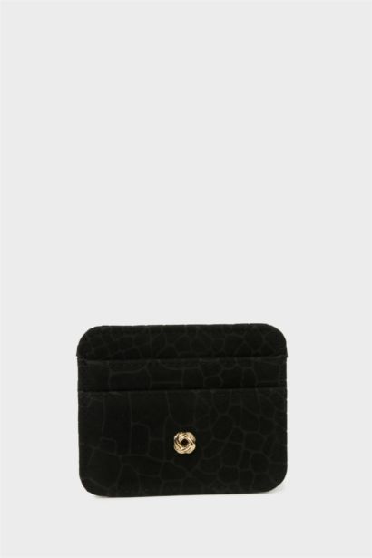 Woman Suede Card Holder
