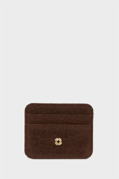 Woman Suede Card Holder