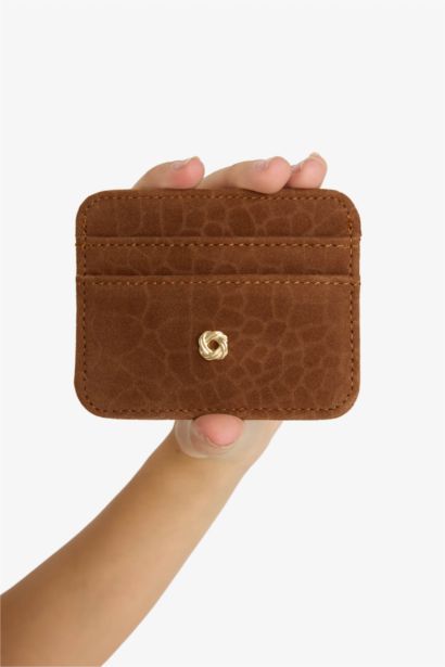 Woman Suede Card Holder