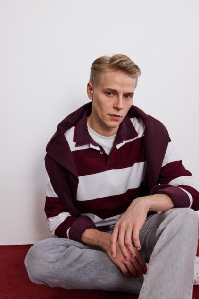 سويت شيرت اوفر سايز بياخة بولو