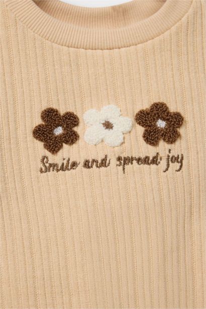 Baby Girl Floral Sweatshirt Sweatpants 2 Piece Set