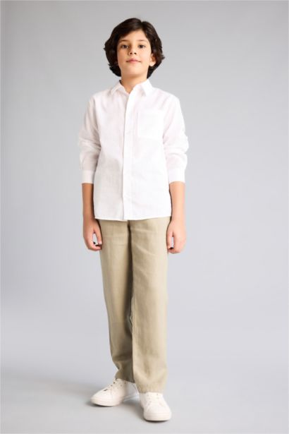 Keten Pantolon Erkek Çocuk