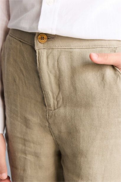 Keten Pantolon Erkek Çocuk