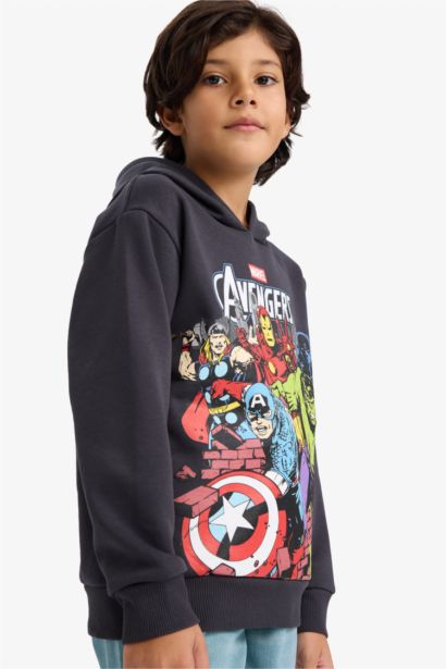 Boy Marvel Avengers Fleece Lining Hoodie