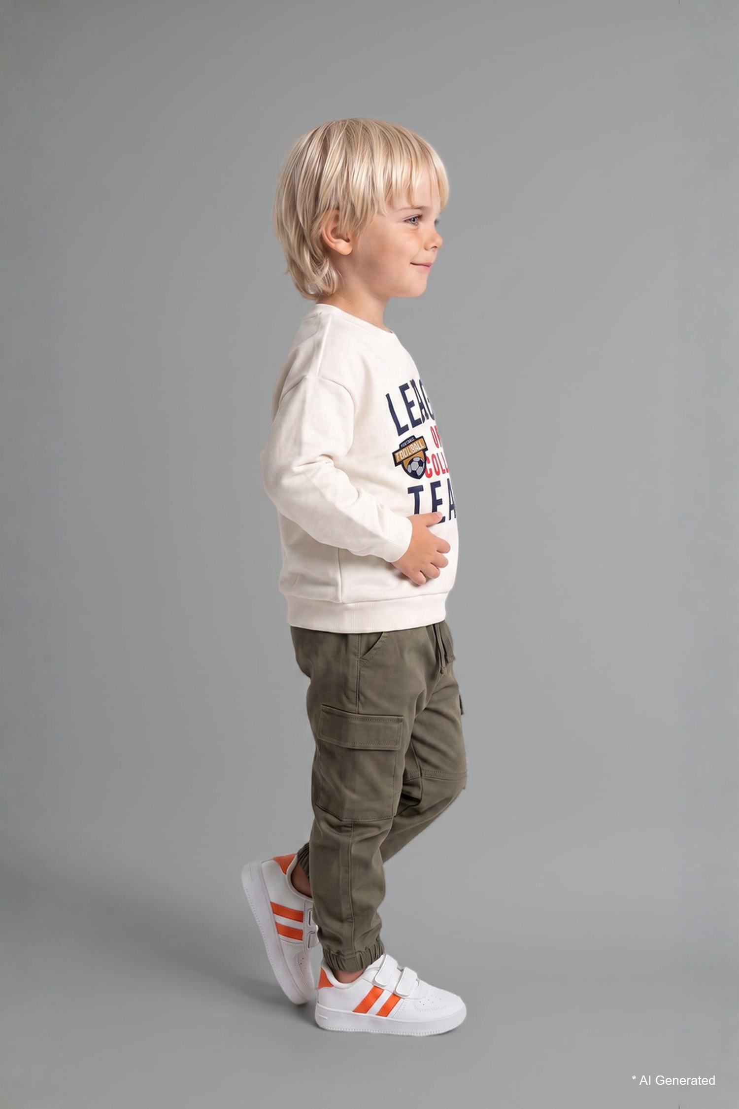 Baby Boy Printed Sweatshirt Trousers 2 Piece Set