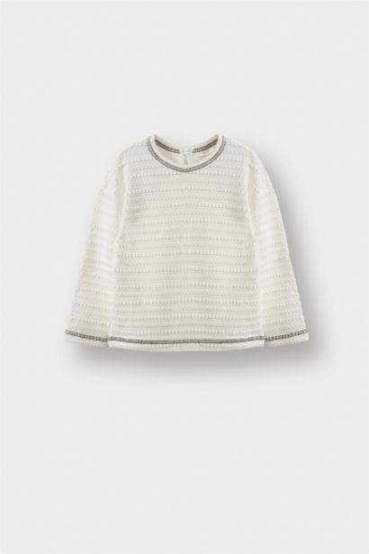 Penye Uzun Kollu Tişört Kız Bebek