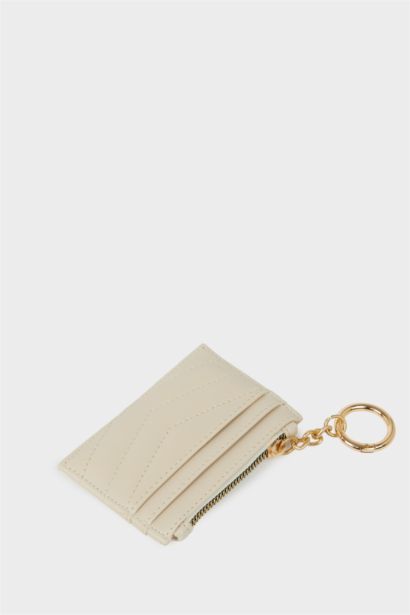 Woman Faux Leather Business Card Wallet