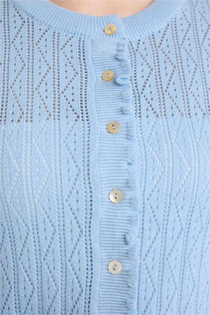 Кардиган стандартного кроя из трикотажа для женщин