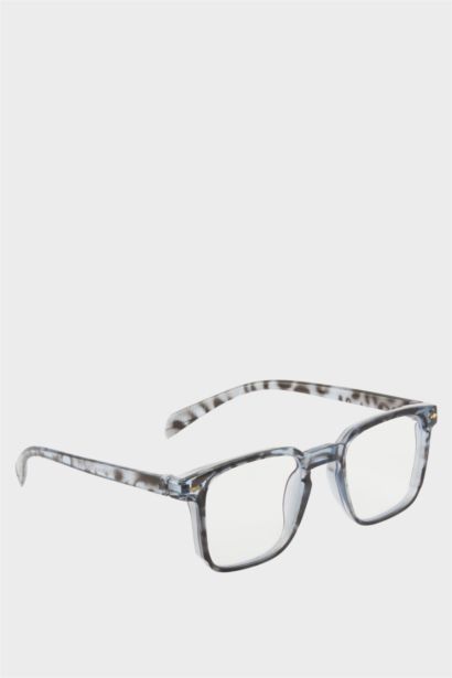 Kadın Mavi Cam Kahverengi Leopar Çerçeveli Gözlük