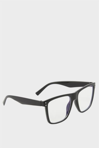 Kadın Mavi Cam Siyah Çerçeveli Gözlük
