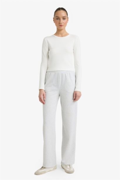 Straight Fit Basic Trousers