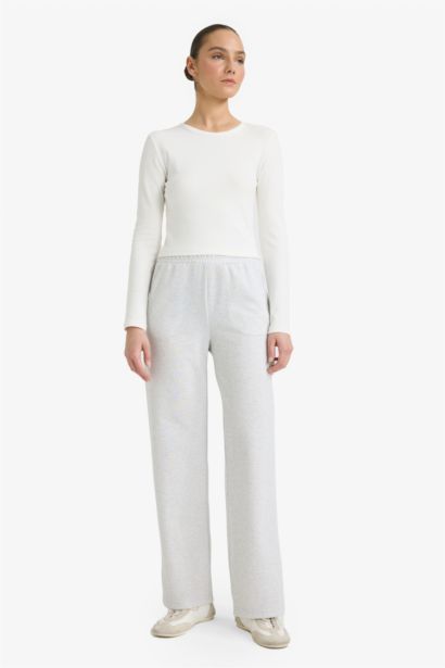 Straight Fit Basic Trousers